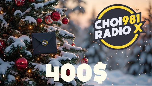 Enveloppe Surprise Sapin Radio X - 400$